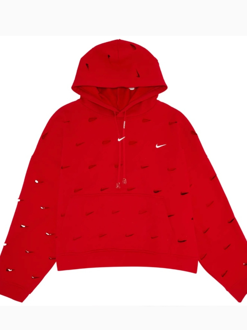 Nike x Jacquemus Swoosh Hoodie XS fits like a medium/large University Red